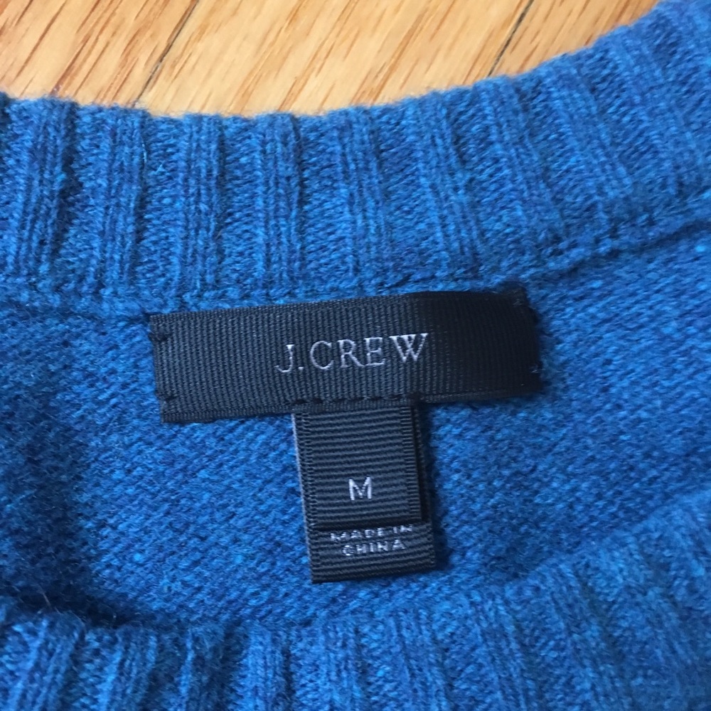 J crew crew neck wool sweater
